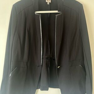 Anne Klein Black Blazer with Silver Accents